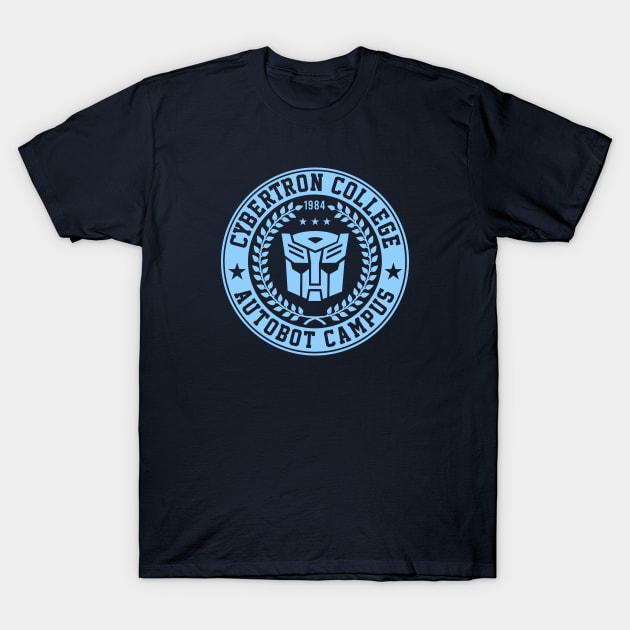 CYBERTRON UNIVERSITY - Autobot campus T-Shirt by KERZILLA